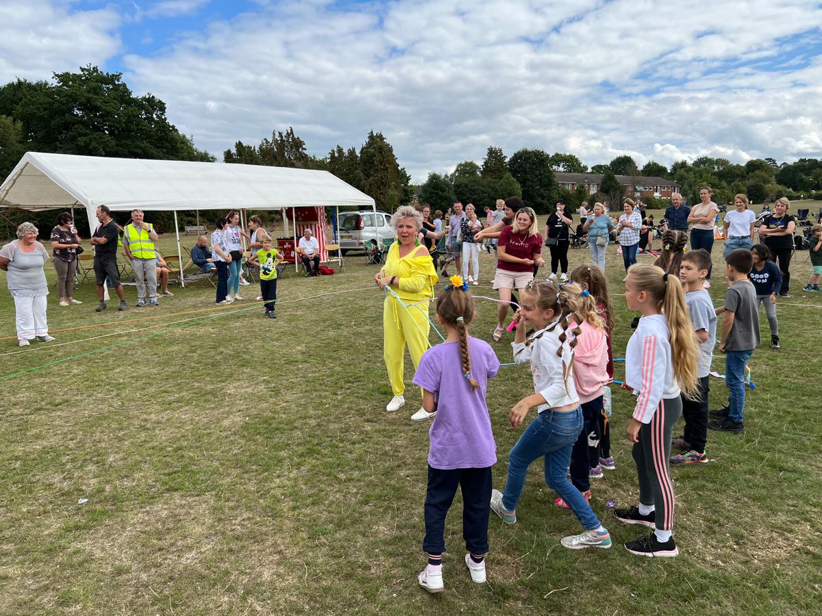 Great picnic for Ukraine with free icecream!! Rotary Epsom
